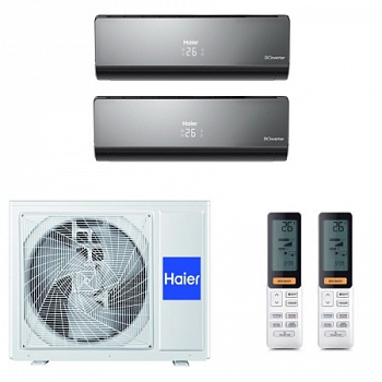 Мульти сплит-система Haier 2U40S2SM1FA / AS25S2SF2FA-B на 2 комнаты с установкой